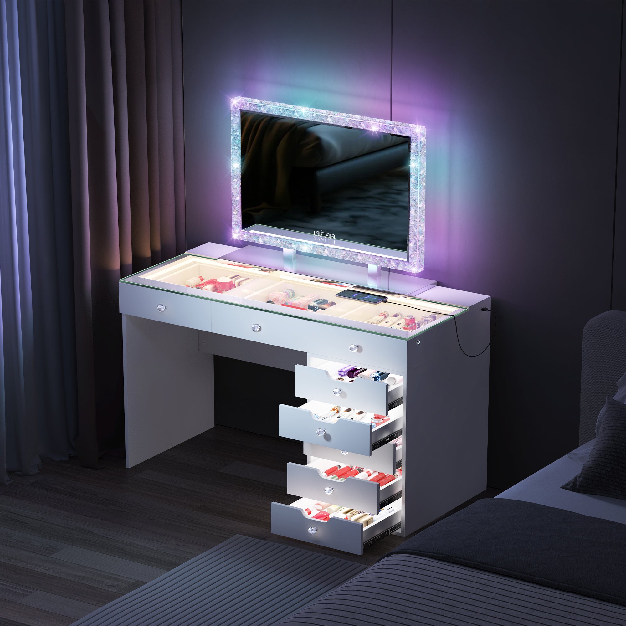 VANITII Diamond Vanity Mirror