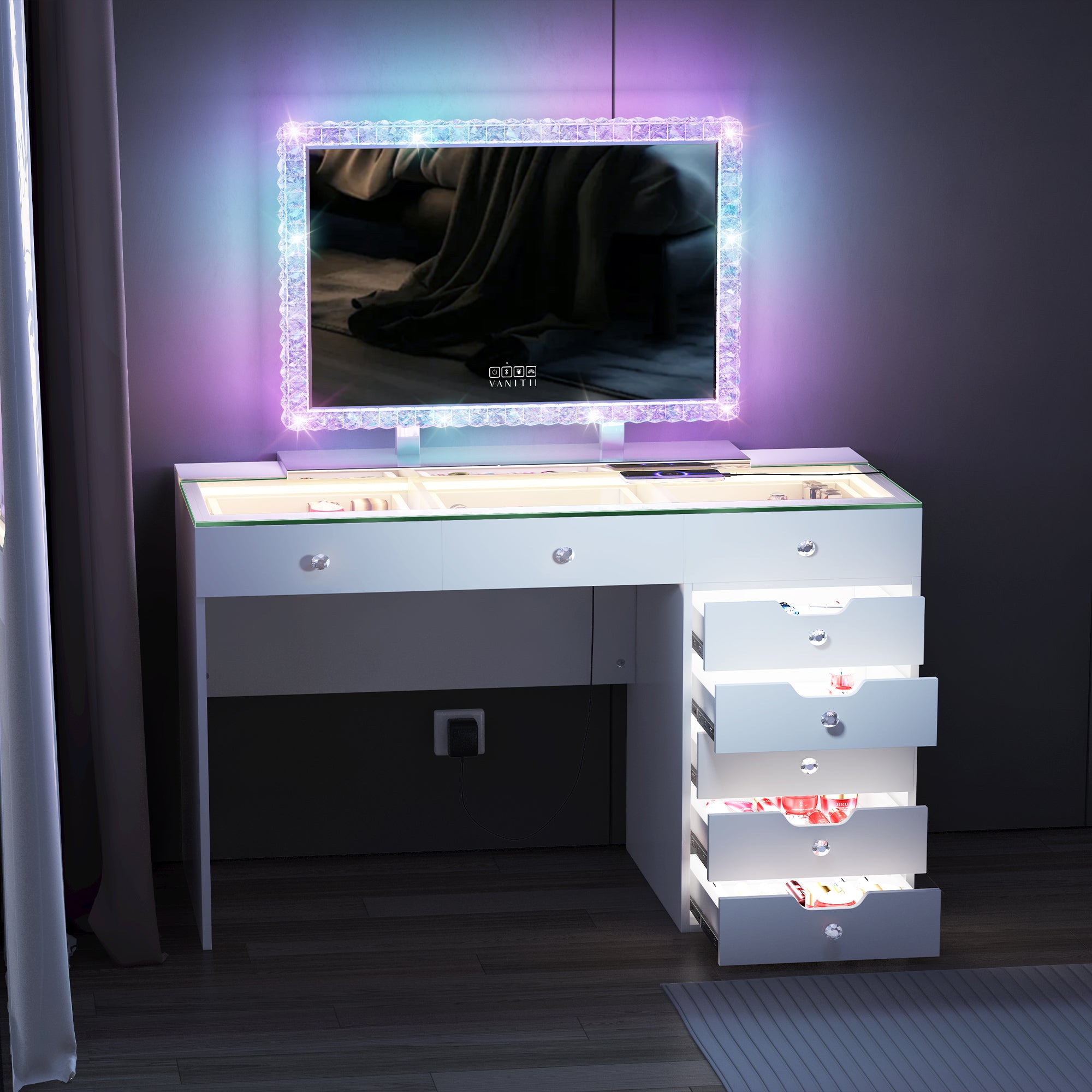 VANITII Diamond Vanity Mirror
