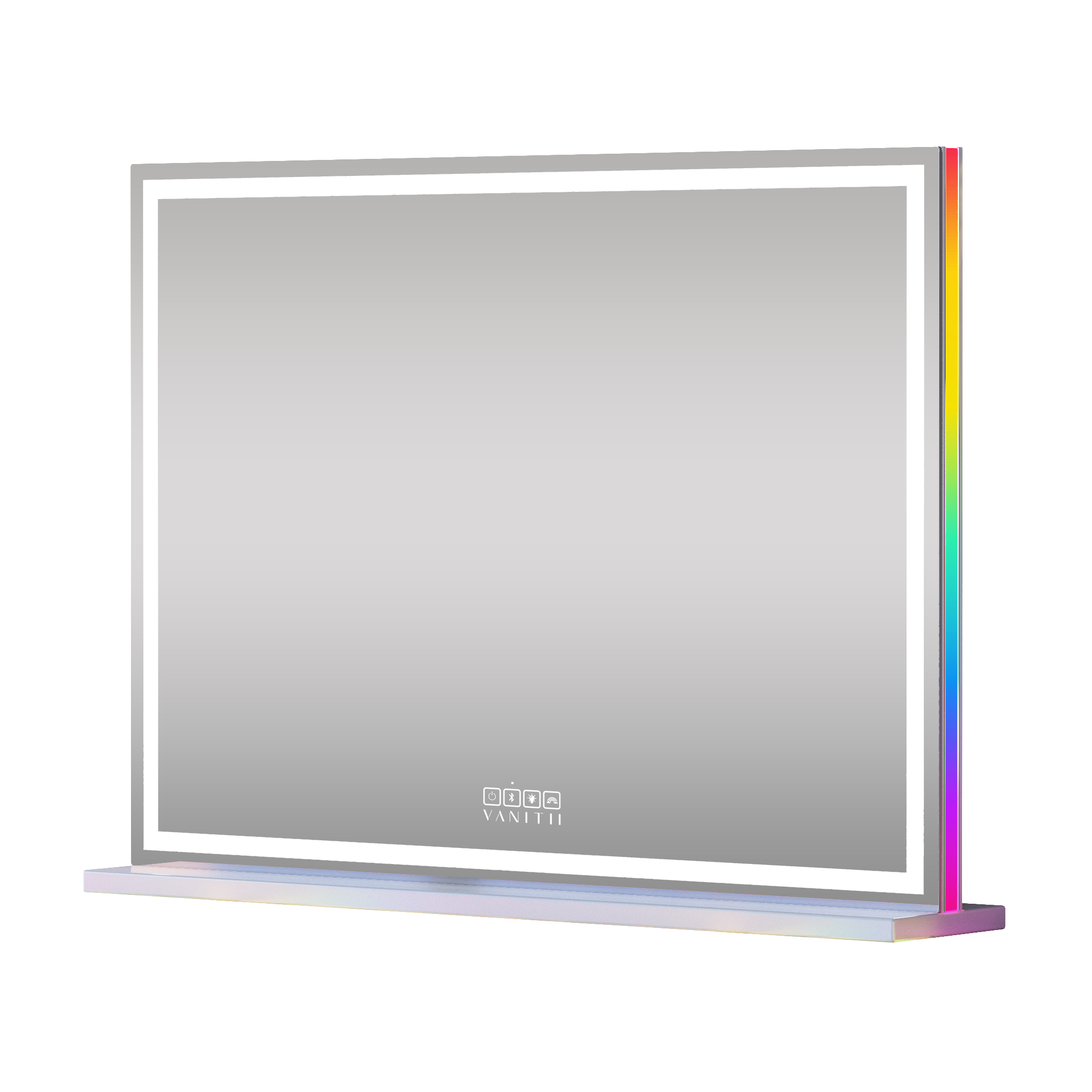 VANITII Luxury Hollywood Vanity Mirror with RGB and Bluetooth Speaker- Led Light Strip