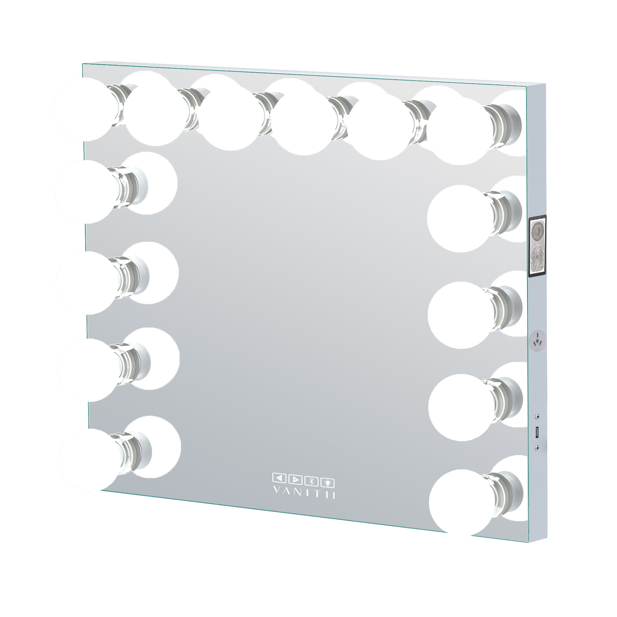 VANITII Marilyn Hollywood Vanity Mirror Pro - Tabletop or Wall Mount Vanity Mirror with 14 Dimmable LED Bulbs