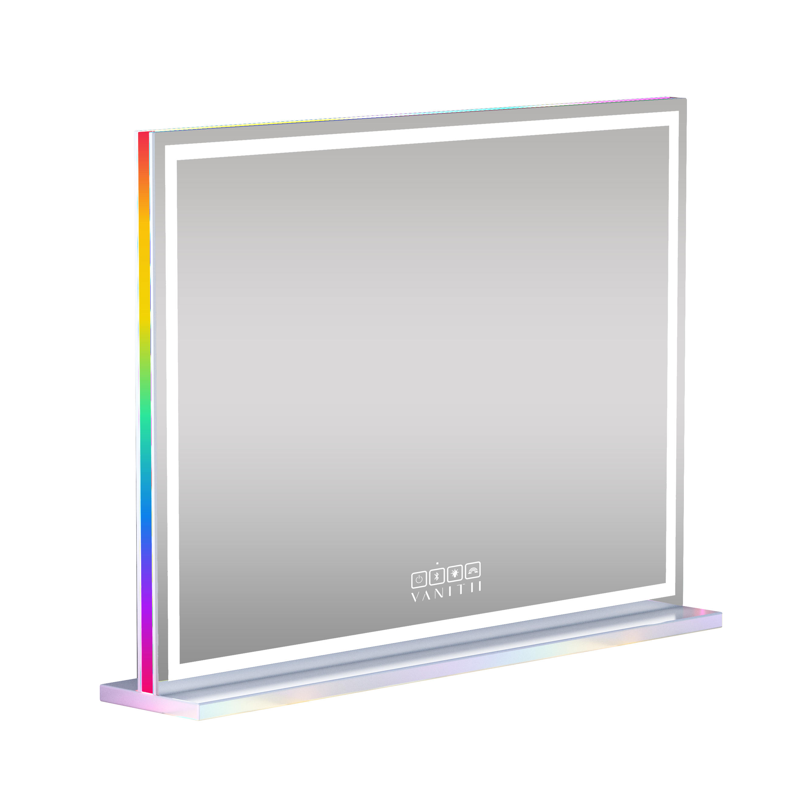 VANITII Luxury Hollywood Vanity Mirror with RGB and Bluetooth Speaker- Led Light Strip